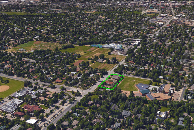 Boulder aerial view