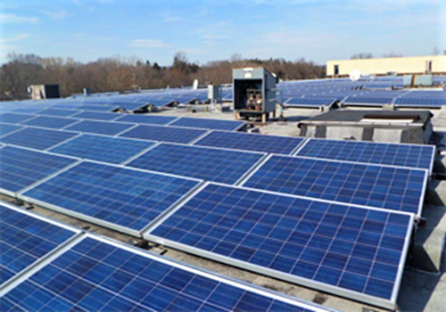 Hillsdale ShopRite solar panels on roof
