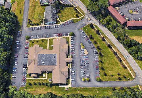 Schenectady Carman medical office building aerial