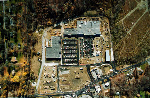 Somers shopping center aerial